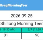 shillong morning teer