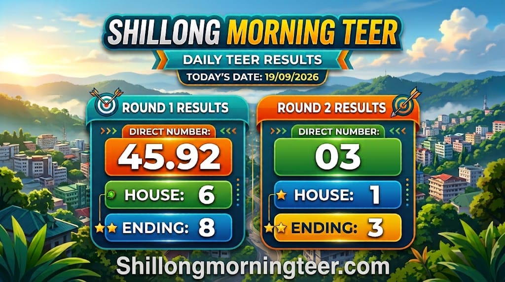 Shillong Morning Teer Common Number: Understanding Results, Patterns and Responsible Play